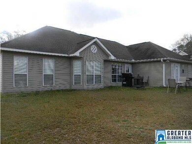 Rear view of home