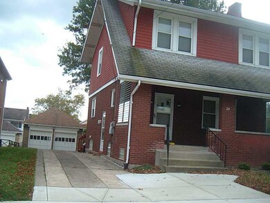 Exterior Front. Showing Garage in rear