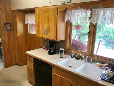 Kitchen and door to back deck