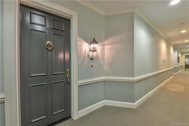 Wide cheerful hallways lead to each unit