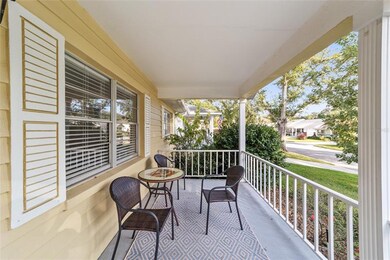 Covered front porch