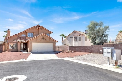 Home nestled at the end of a cul-de-sac.