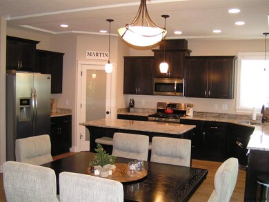 Island Kitchen with walk in pantry