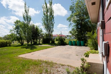 rear patio.