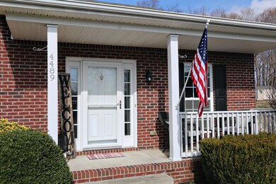 Welcoming front porch.