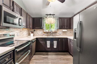 Open-concept into living area
