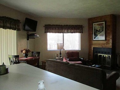 Kitchen. Looking into living and dining areas