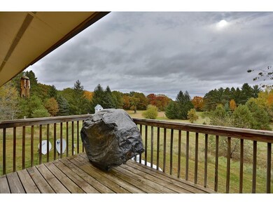 Great view from the deck off the kitchen and dinin
