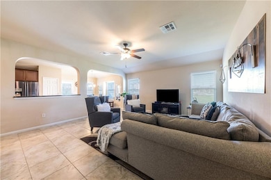 Living area with healthy amount of natural light,