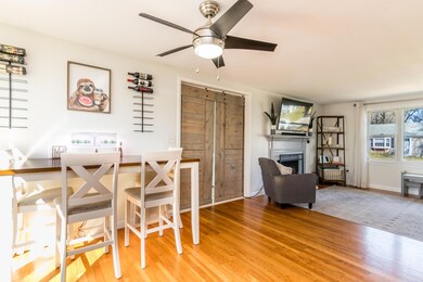 Dining opens to living room