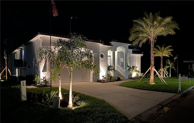 Front at night -3840 Rudder Way, New Port Richey, FL