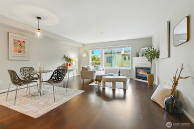 Beautiful view of the home from the entry.