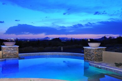 Pool with City & Mountain View