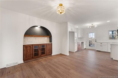 Dining Room with built-in bar