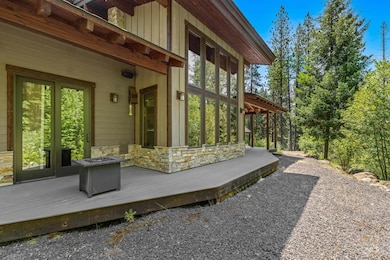 Deck featuring french doors