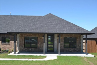 Large covered porch