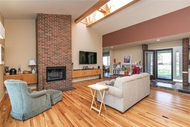 woodburning fireplace