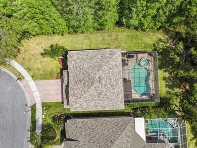 Pool with spill over spa