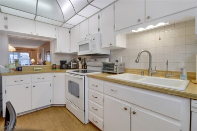 Spacious kitchen with ample countertop area for pr