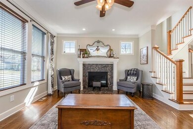 Cozy Fireplace in large living room