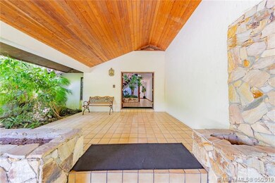 entry with porte cochere