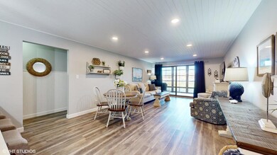 eating tea and living room