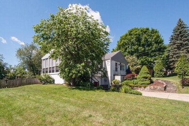 Note the large screened porch on the side of the h