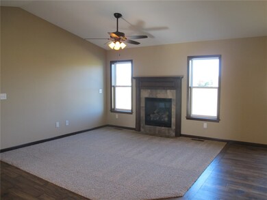 Living Room w/ Gas Fireplace