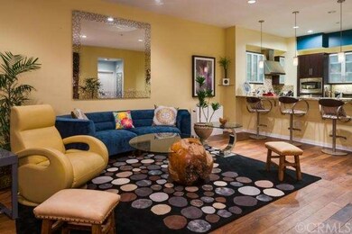 Living Room with Harwood Floors and Custom Paint