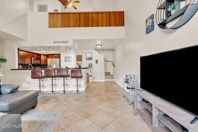 Living Area and Breakfast Bar