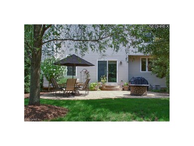Lovely stamped concrete patio with views of the pr