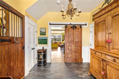 Warm open entrance hall.