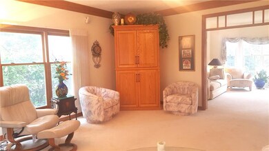 Another view of the family room giving way to the 