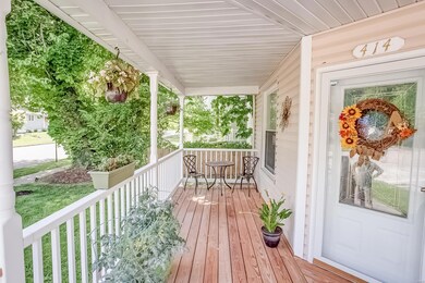 Wrap-around porch
