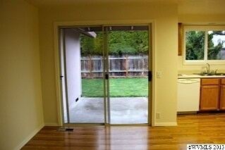 slider out to patio