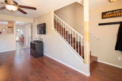 Stairway/livivng area