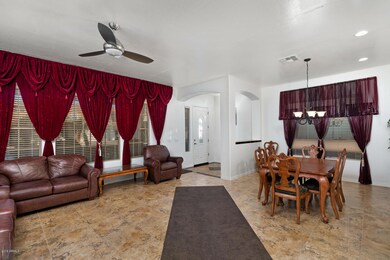 Triple Split Floor Plan