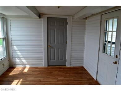 Breezeway has nice wood-look laminate flooring.