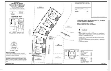 Oaks townhouse plat