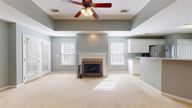 Den with Fireplace