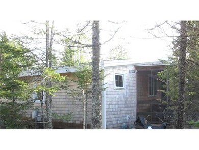 Exterior Back. Rear side of home