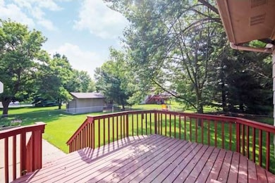 View of back yard from deck