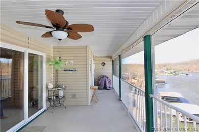 Sliders from both living room and master bedroom.