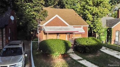 View from above of property