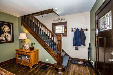 Entry area - New front door complements new custom