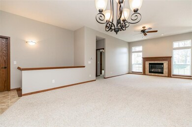 Spacious Great Room with volume ceiling