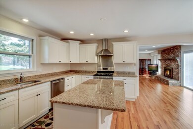 Kitchen Open to Family Room