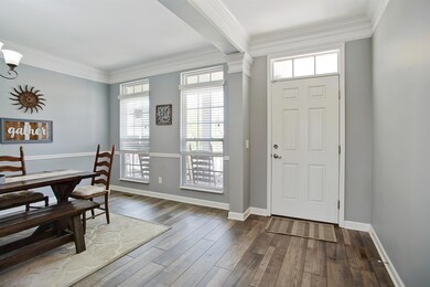 Enter the home and notice the beautiful floors throughout the 1st floor.