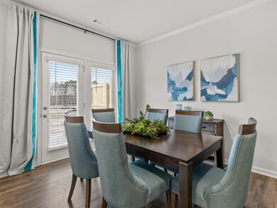 Sudbury townhome dining area off of the kitchen an