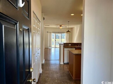 Hallway featuring sink